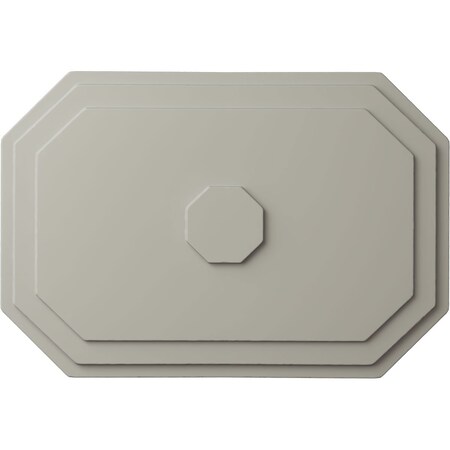 Ekena Millwork Felix Ceiling Medallion, Hand-Painted Pot of Cream, 25 1/4"W x 17 1/4"H x 1 3/4"P CM25FEPCF